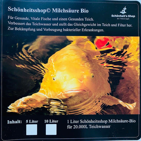 Schönheitsshop Milchsäure Bio 10 Liter Milchsäurebakterien