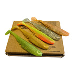 Moby Softbaits Germany Rackershad 17 cm Wild Mix 10 Stück Ohne PVC und ohne gifftige Weichmacher