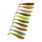 Moby Softbaits Germany Rackershad 17 cm Wild Mix 10 Stück Ohne PVC und ohne gifftige Weichmacher