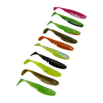 Moby Softbaits Germany Rackershad 10,5 cm Wild Mix Menge Wählbar Ohne PVC und ohne gifftige Weichmacher