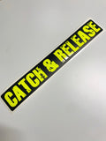 Catch & Release Aufkleber versch. Farben