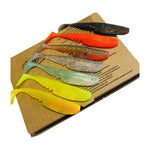 Moby Softbaits Germany Rackershad 12,5 cm Wild Mix 20 Stück Ohne PVC und ohne gifftige Weichmacher